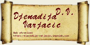 Đenadija Varjačić vizit kartica